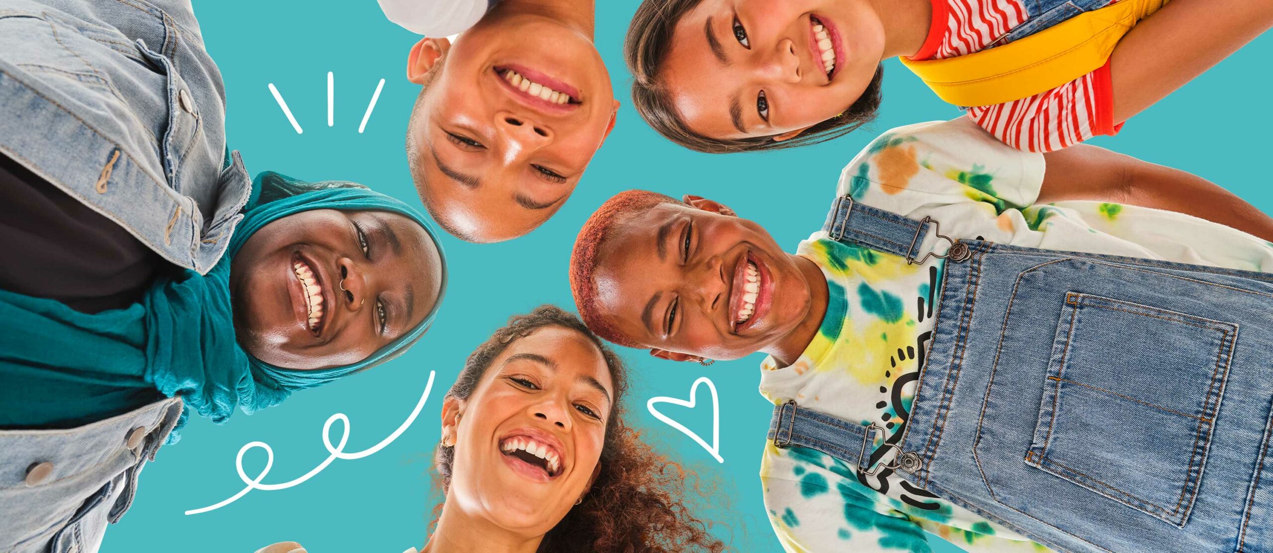 girls smiling